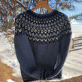 Vintage Knit Jacquard Islender Crew Neck Sweater（Unisex） elevenforest
