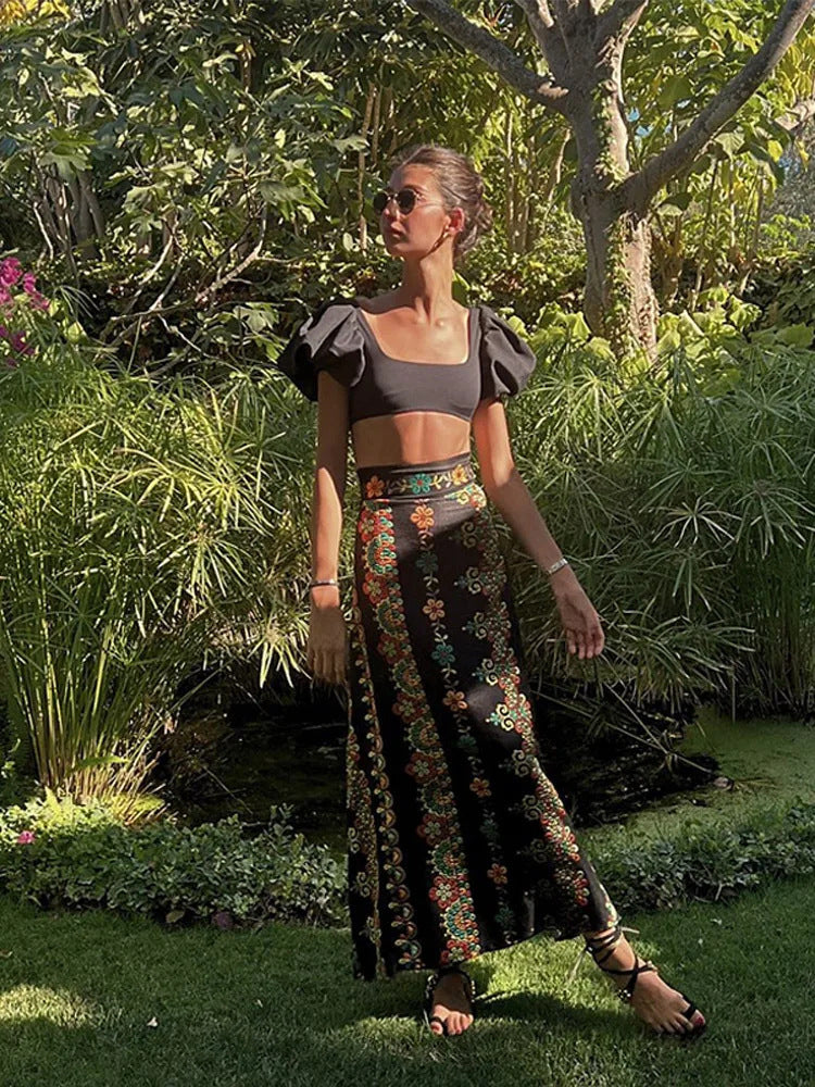 Black skirt
