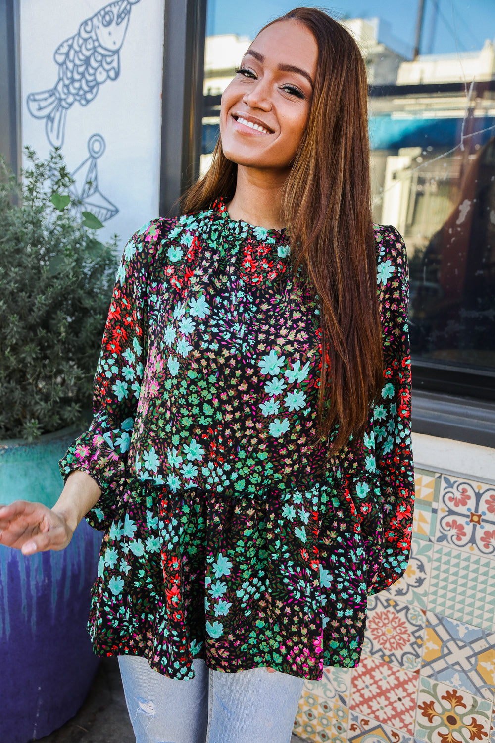 Vintage Inspired Blouse with a Contemporary Edge