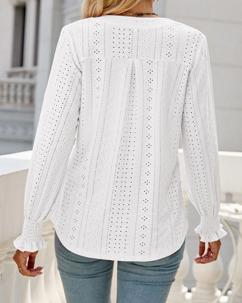 A Vintage Style Blouse with Delicate Timeless Details