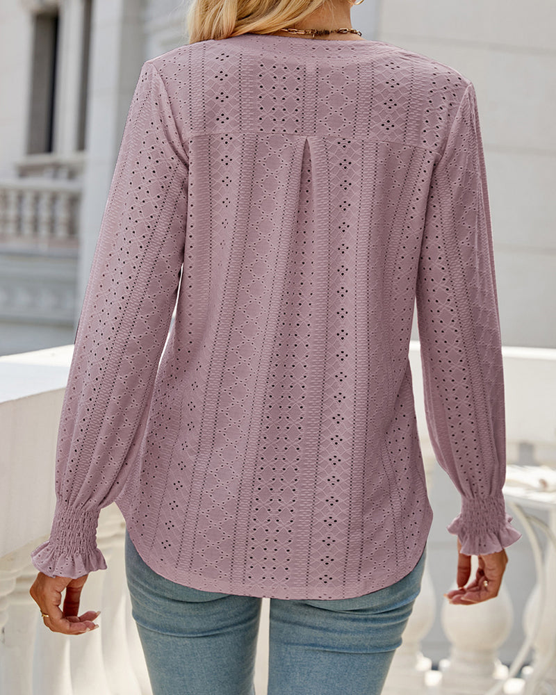 A Vintage Style Blouse with Delicate Timeless Details