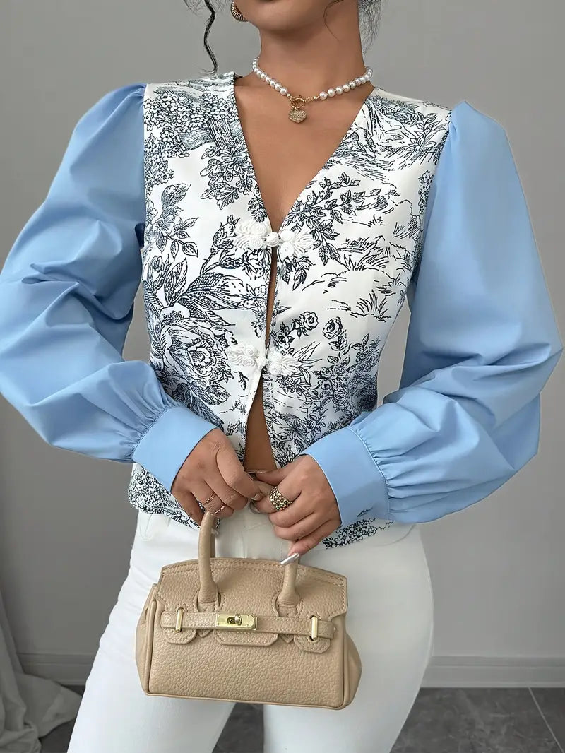 Classic Vintage Blouse with a Flattering Fit
