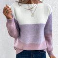 Karla® | Cozy women's knitted sweater with stripes