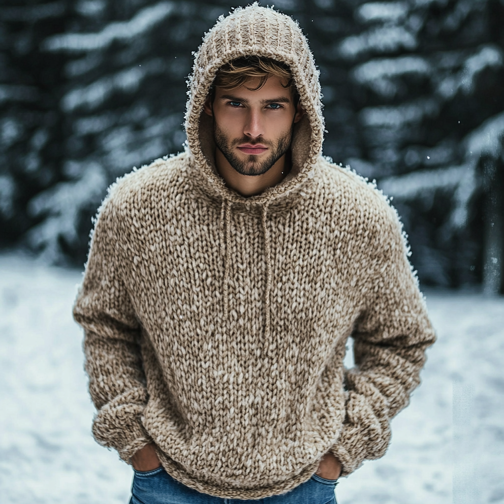 Men's Vingate Wool Blend Hooded Sweater artswardrobe