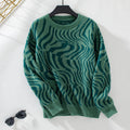 Eugenia® | Striped women's sweater with long sleeves