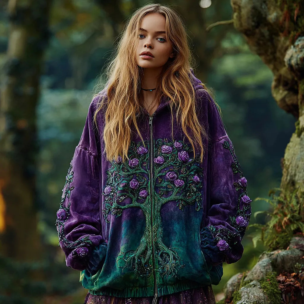 Purple green