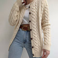 Isabel® | Simple beige long-sleeved sweater