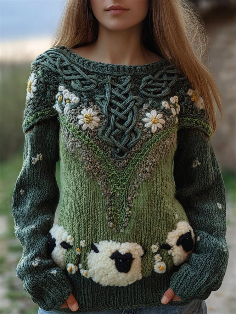 Gracefully Designed Sweater