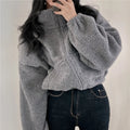 Eugenia® | Fleece sweater with zip and collar