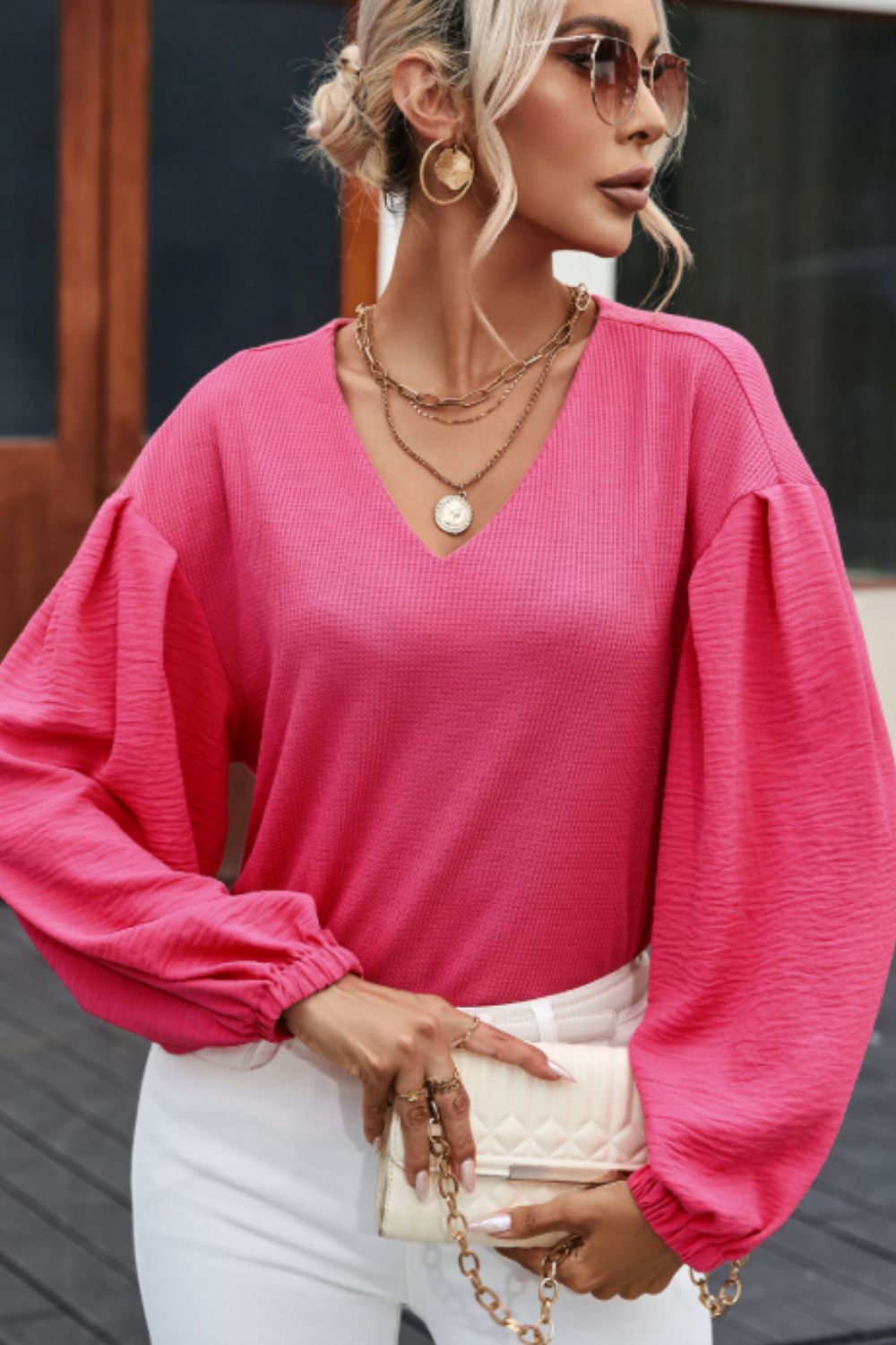 Well Tailored Blouse with a Graceful Silhouette