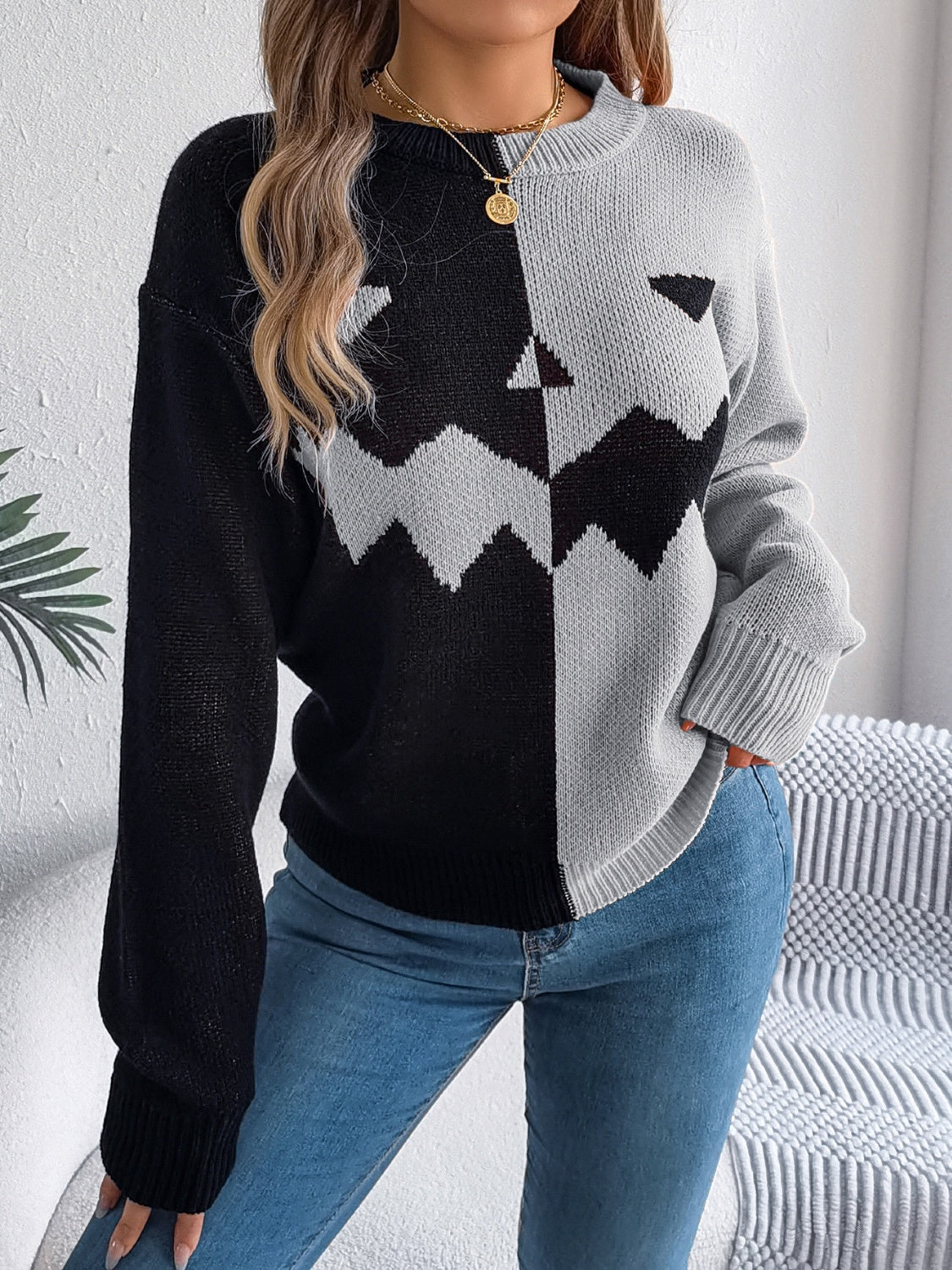 Gracefully Designed Sweater
