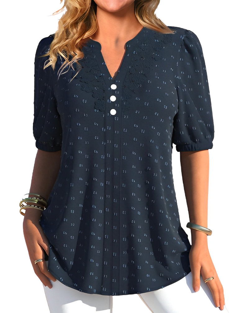 Classic Vintage Blouse with a Flattering Fit