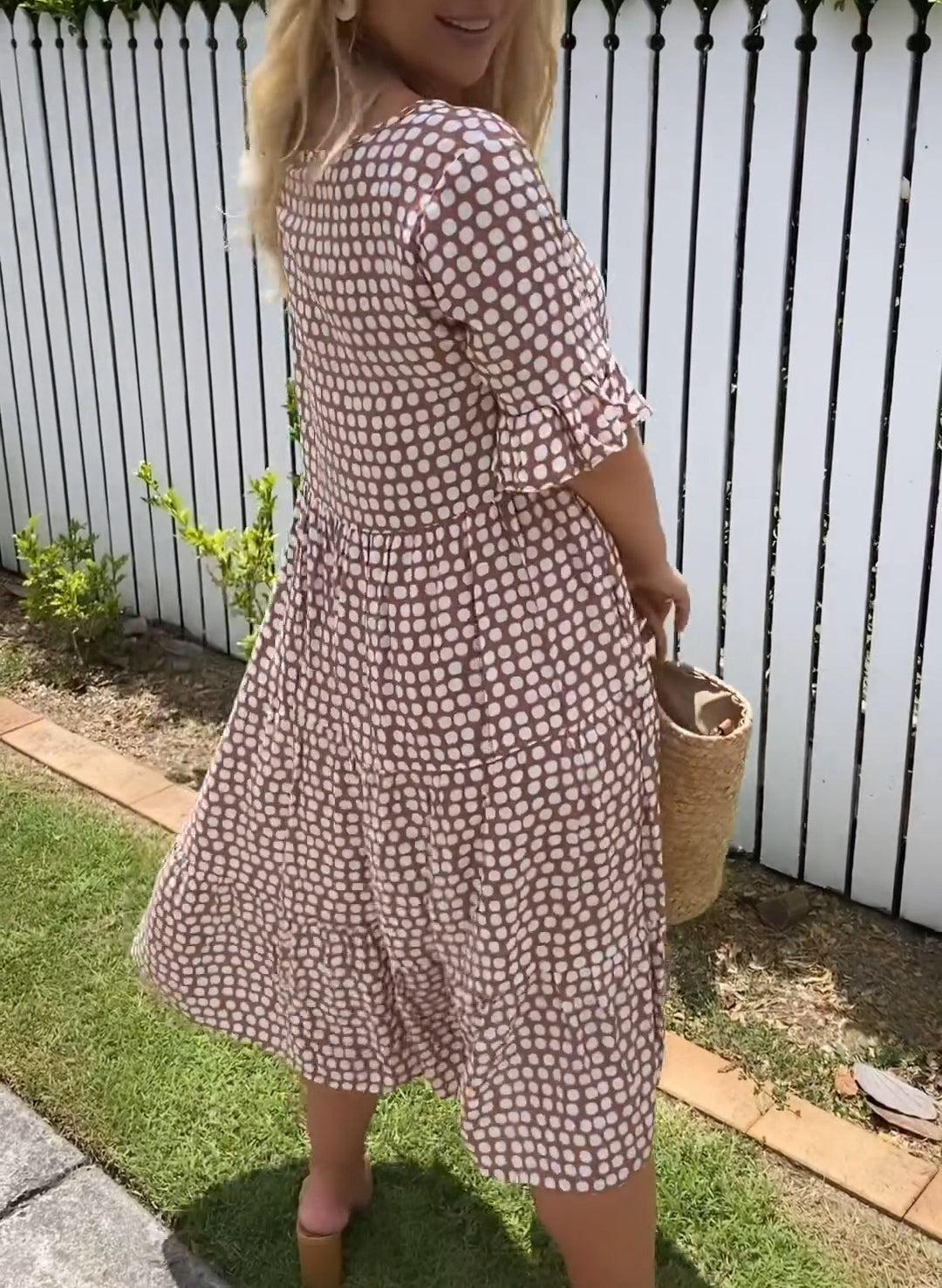 A Vintage Style Dress with Delicate Timeless Details
