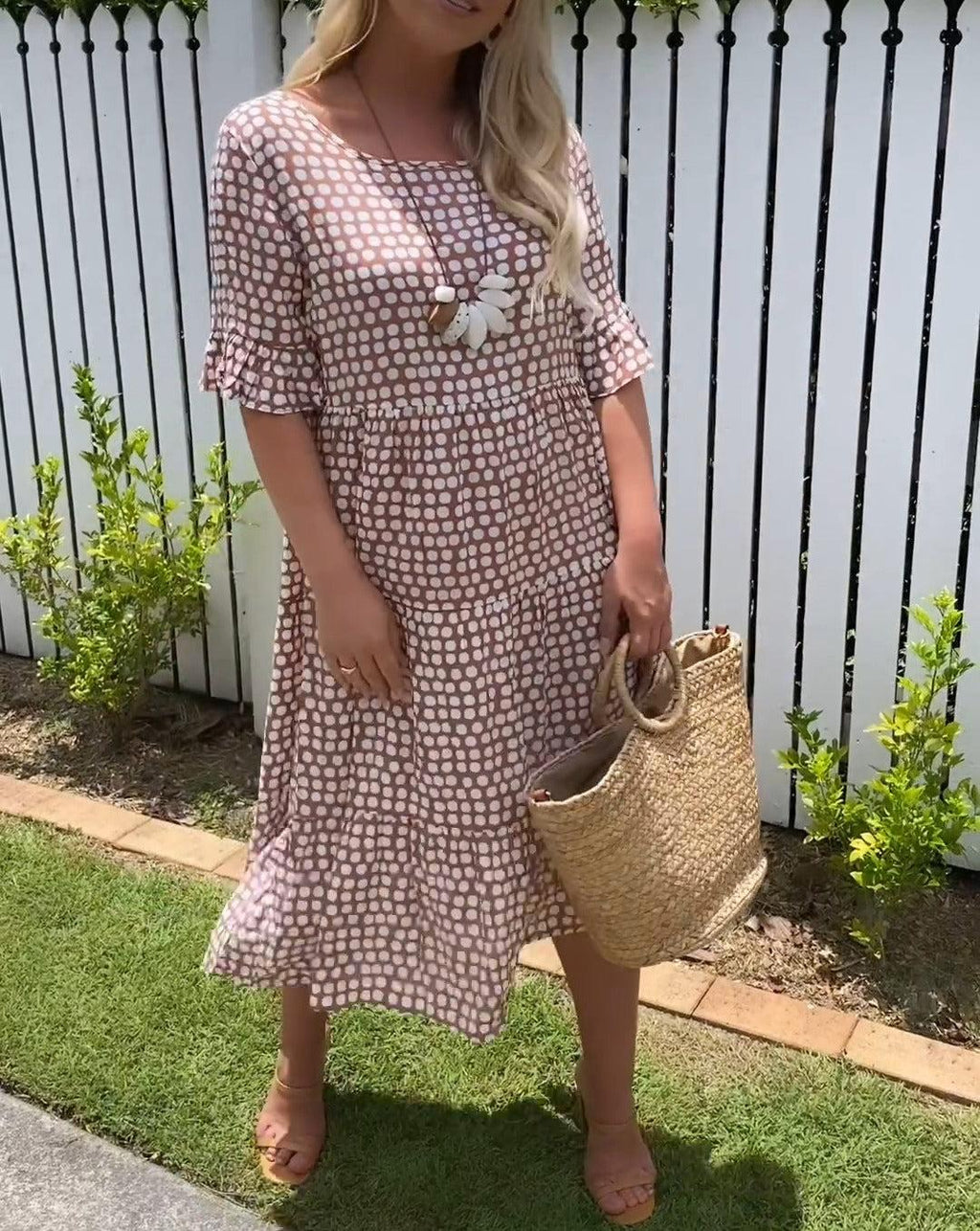 A Vintage Style Dress with Delicate Timeless Details
