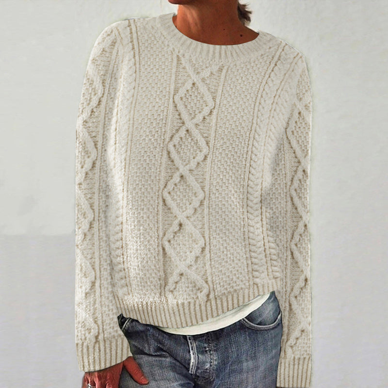 Woman Burke Clan Aran Sweater artswardrobe