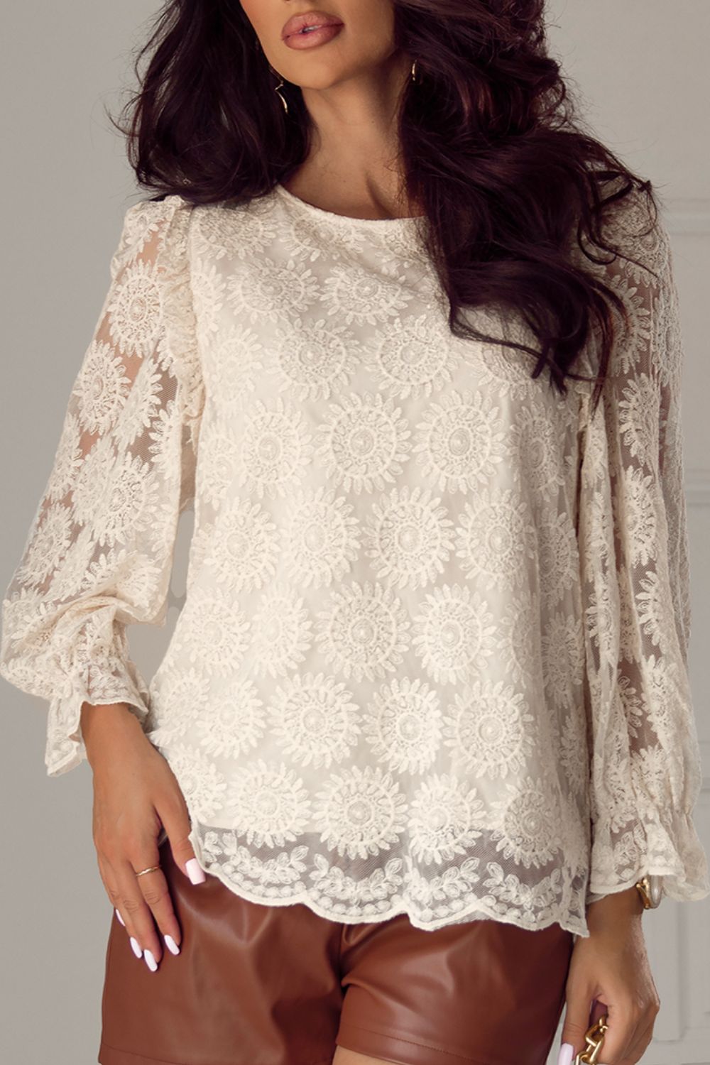 Gracefully Styled Blouse for Any Occasion