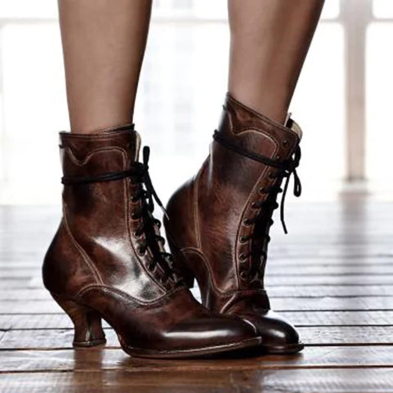 Vintage Inspired Orthopedic Boots