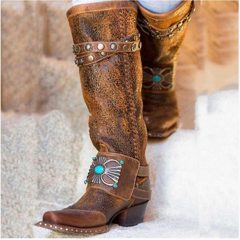 Vintage Inspired Orthopedic Boots