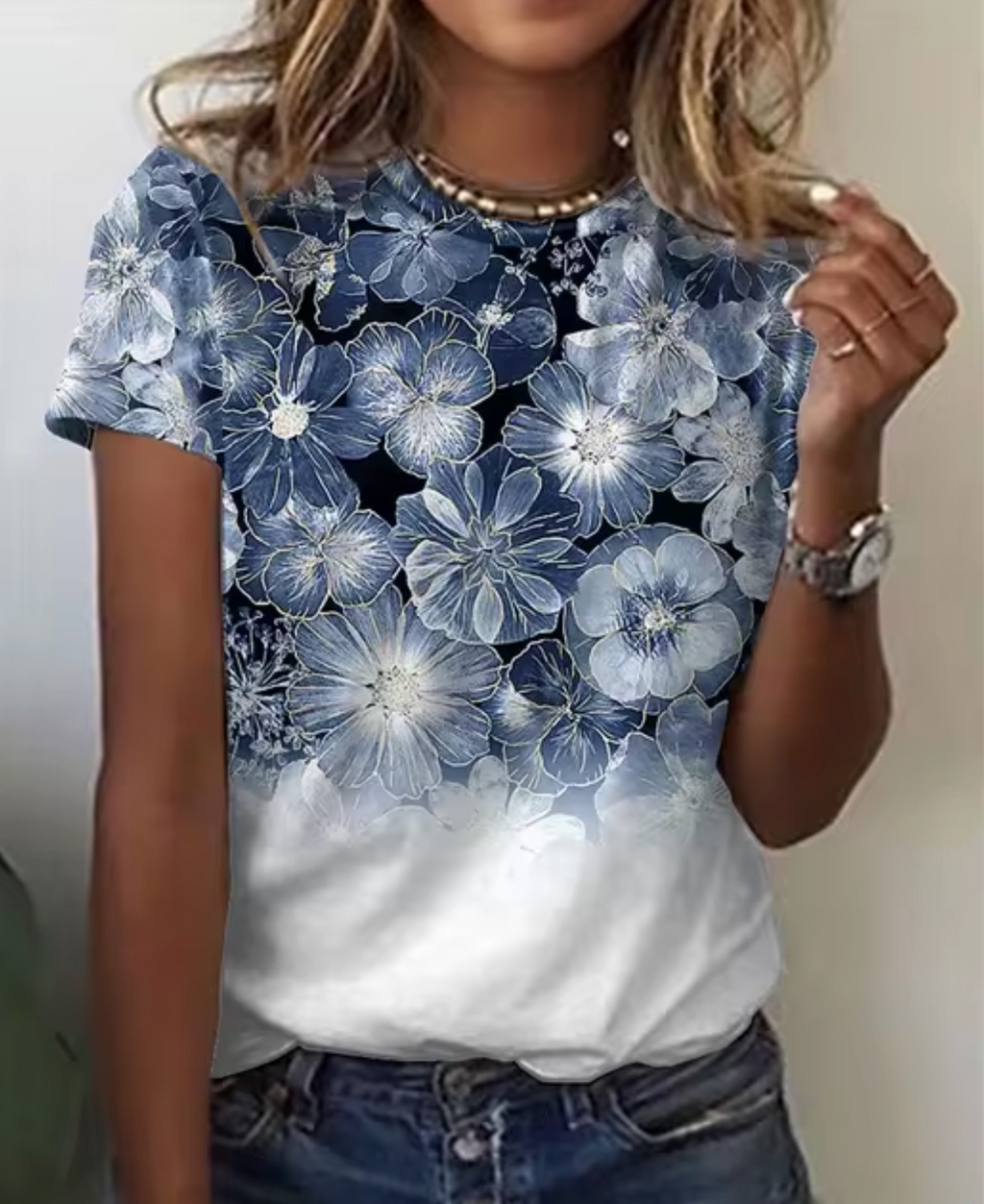 Dark Blue ��� Flower