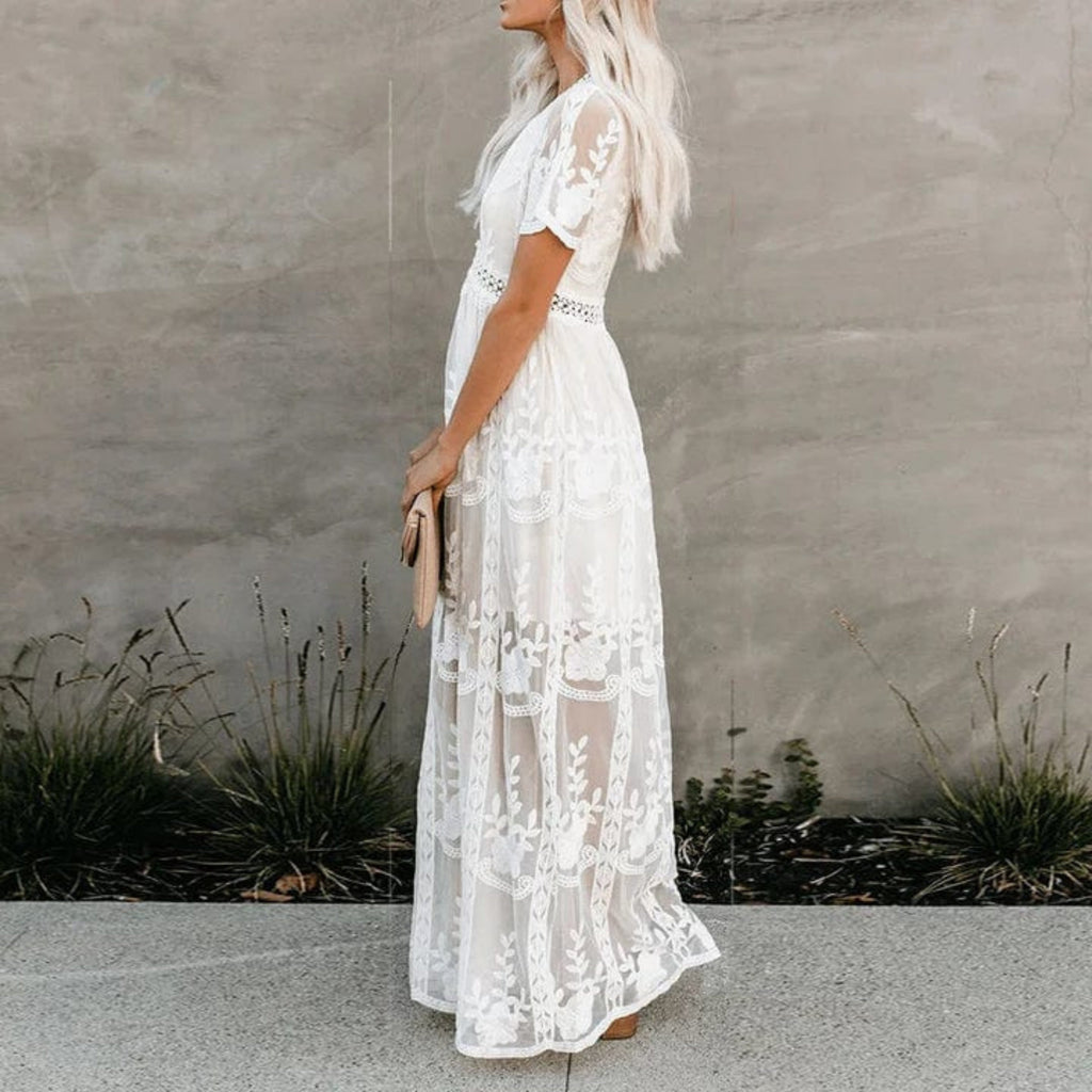 A Vintage Style Dress with Delicate Timeless Details