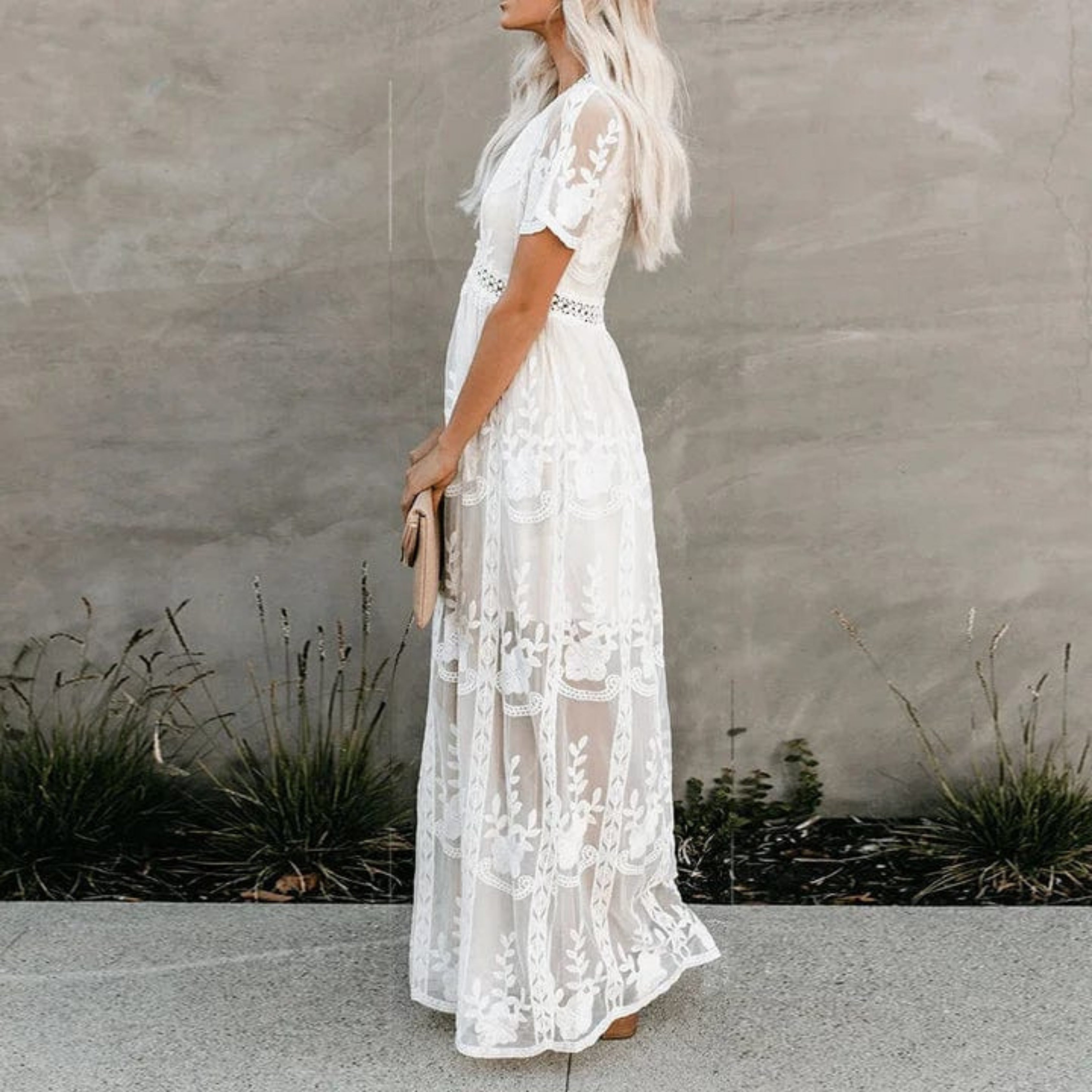 A Vintage Style Dress with Delicate Timeless Details
