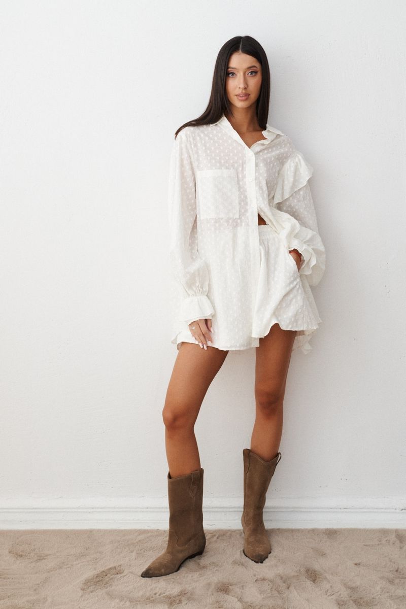A Vintage Style Shirt with Delicate Timeless Details