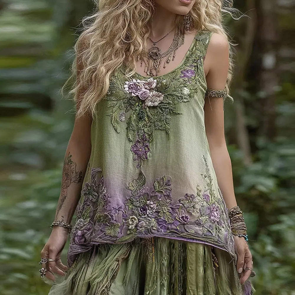 Purple green