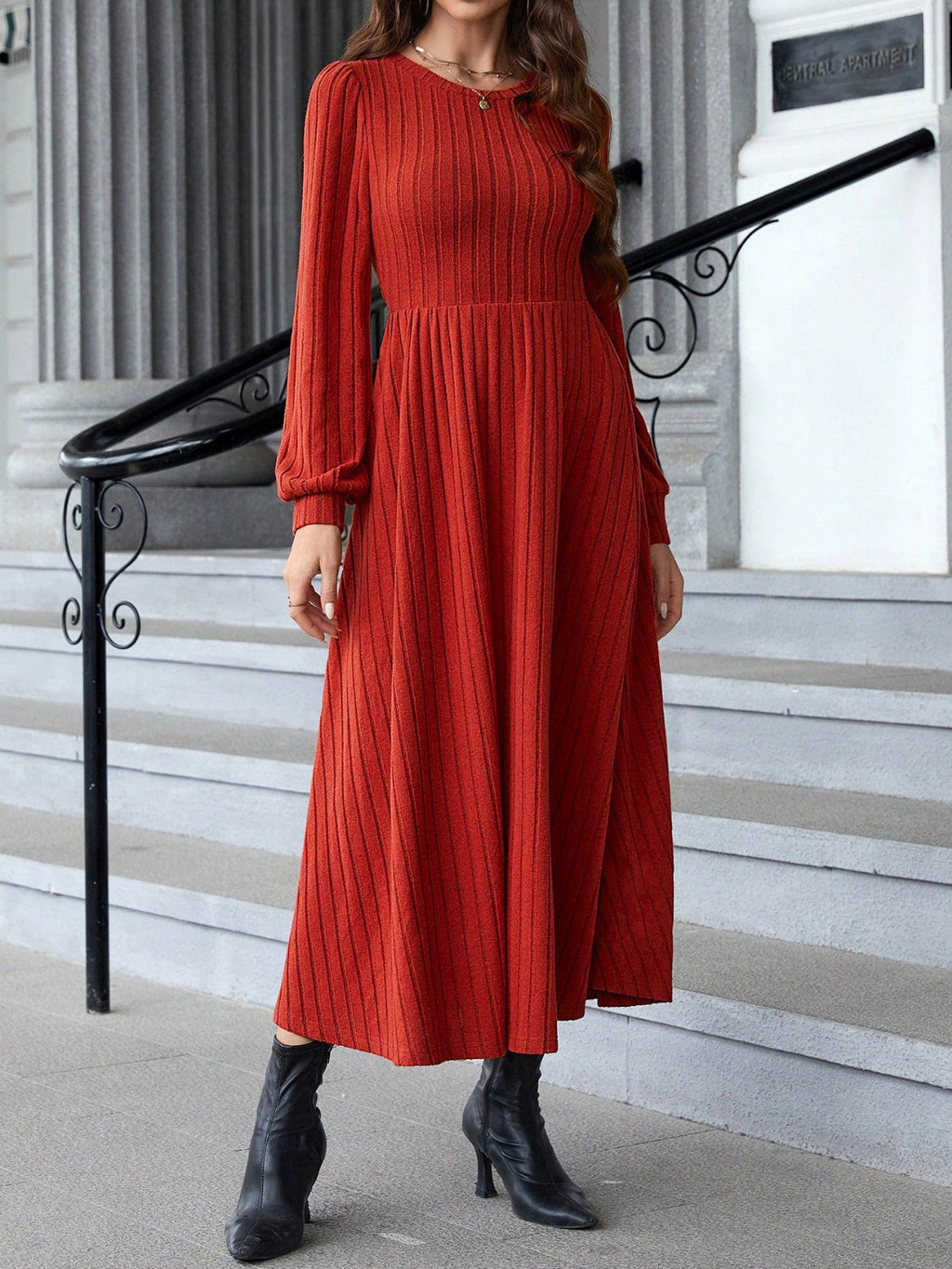 Elegantly Styled Dress for Everyday Wear