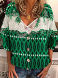 Lattice Fringed Women's Icelandic Sweater artswardrobe