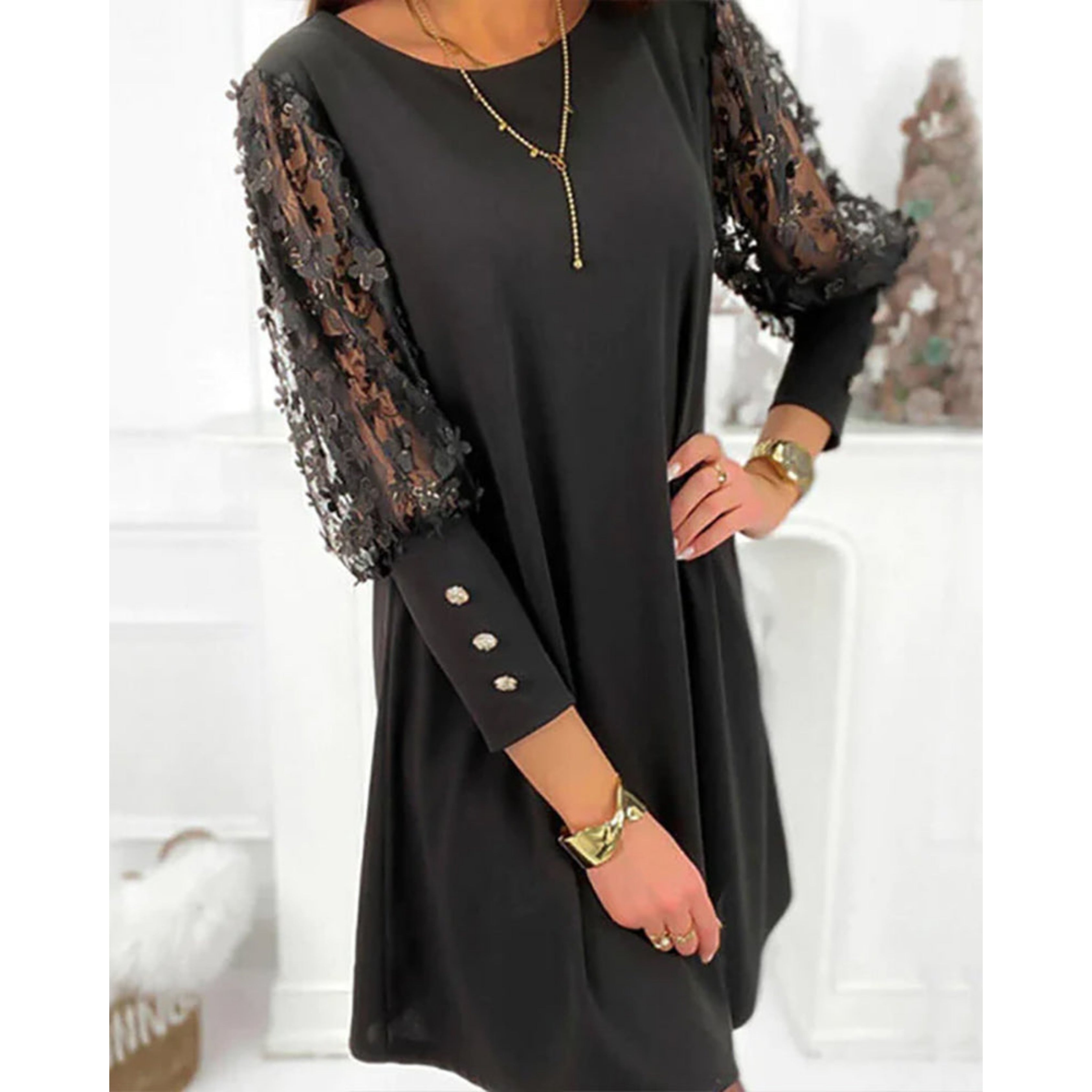 Elegantly Styled Dress for Everyday Wear