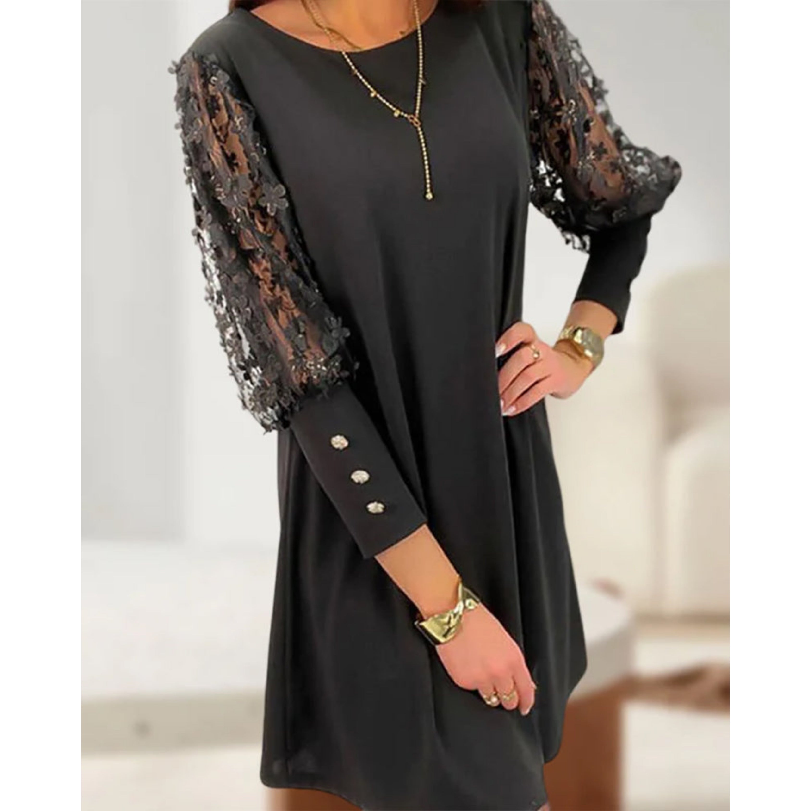 Elegantly Styled Dress for Everyday Wear