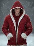 Men's Vintage Christmas Chunky Knit Contrast Sweater artswardrobe