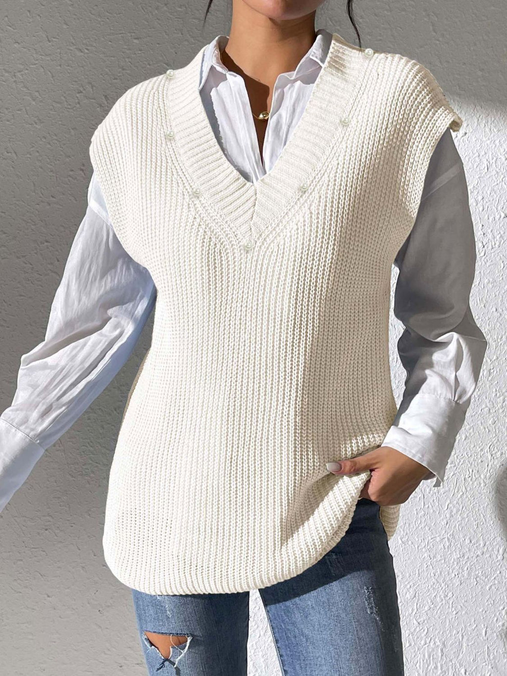 Gracefully Designed Sweater