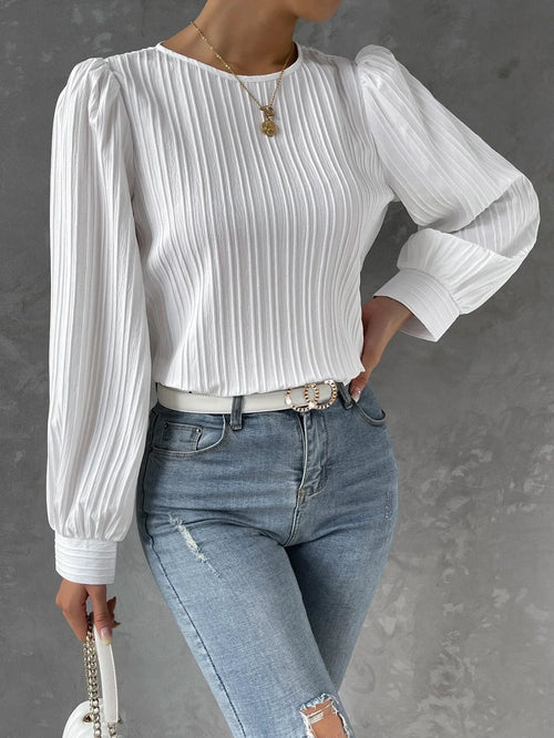 A Vintage Style Blouse with Delicate Timeless Details