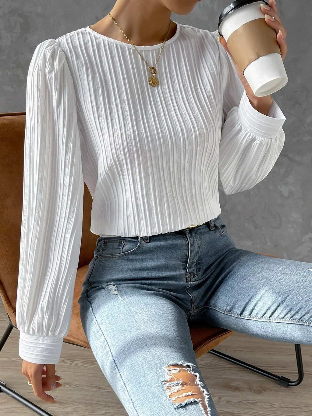 A Vintage Style Blouse with Delicate Timeless Details