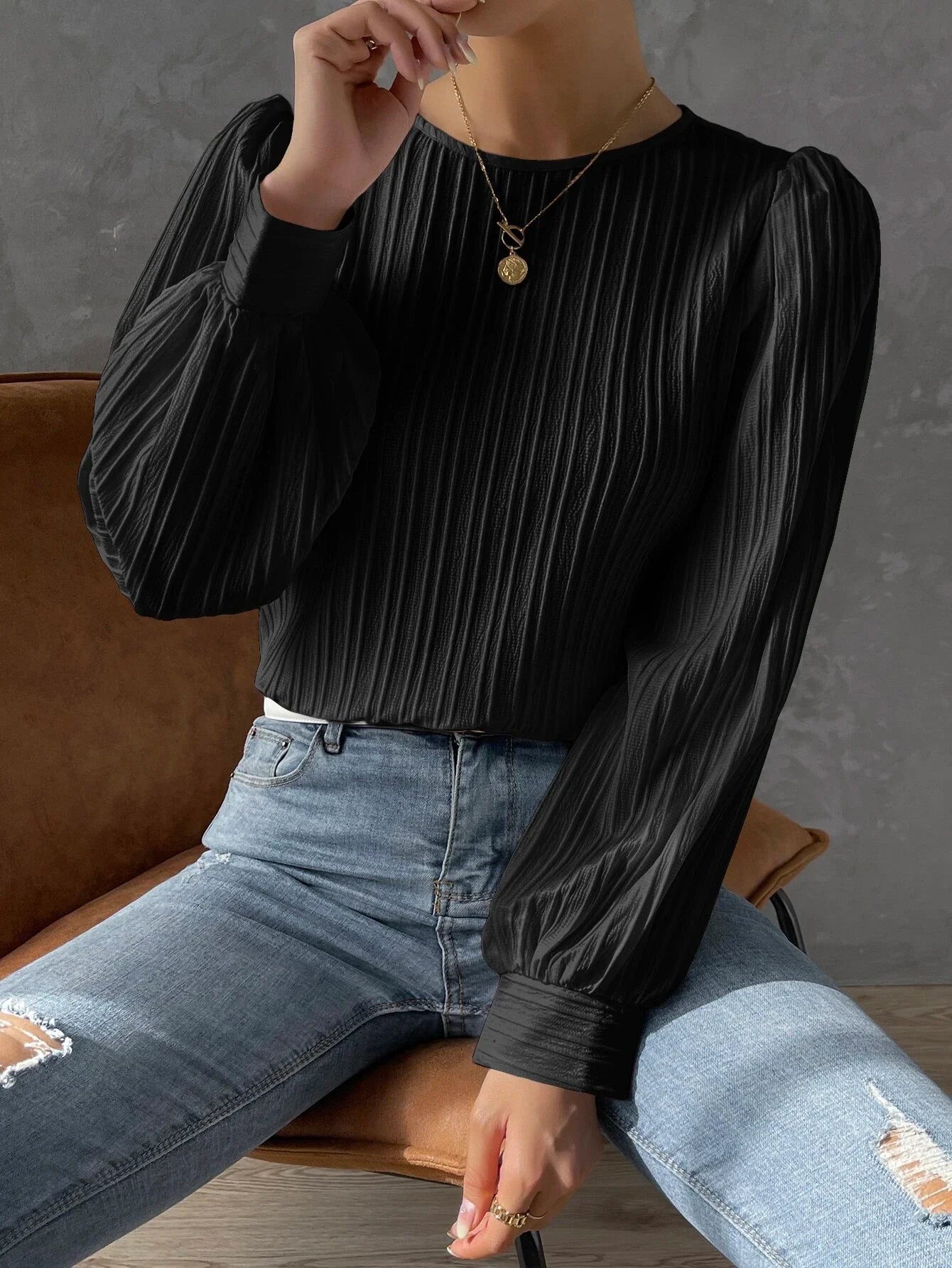 A Vintage Style Blouse with Delicate Timeless Details