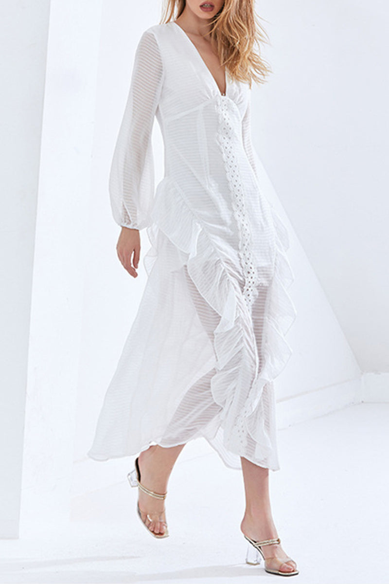 A Vintage Style Dress with Delicate Timeless Details