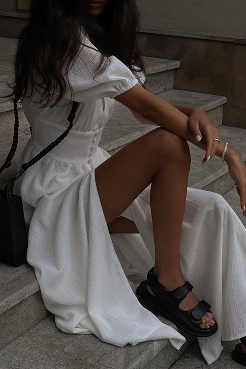 A Vintage Style Dress with Delicate Timeless Details