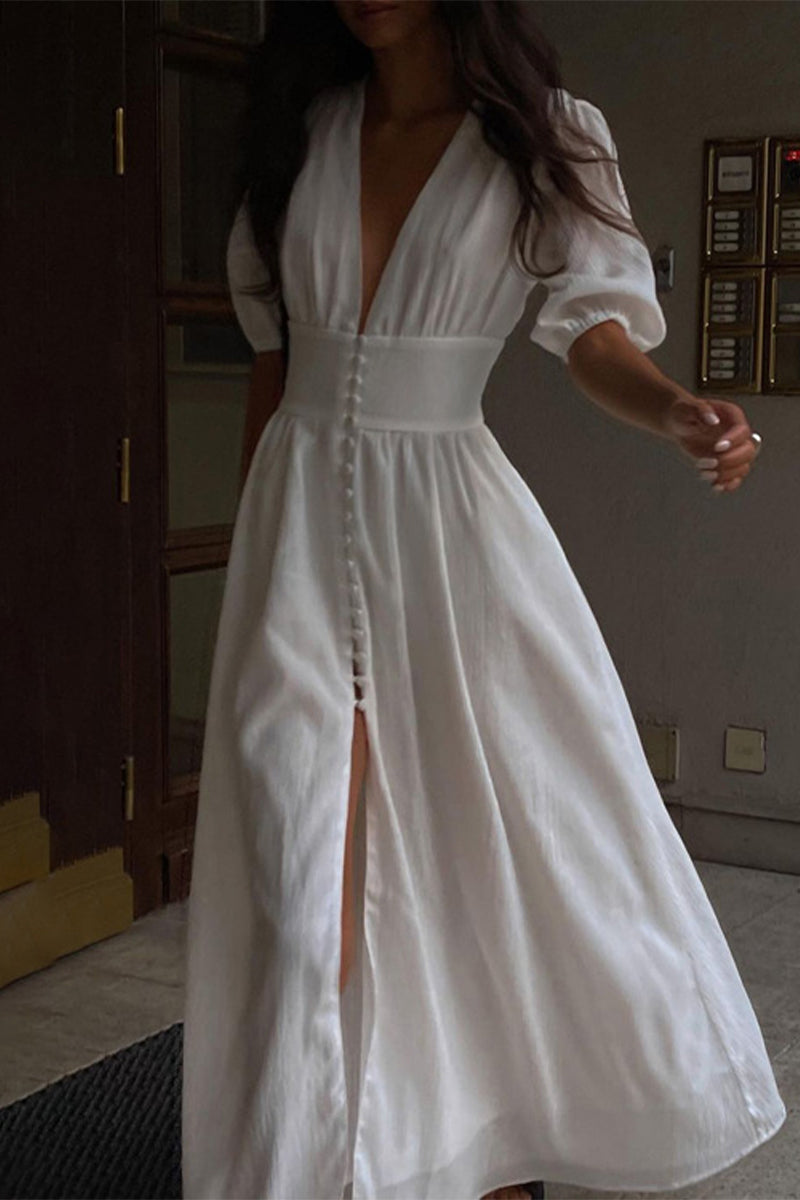 A Vintage Style Dress with Delicate Timeless Details