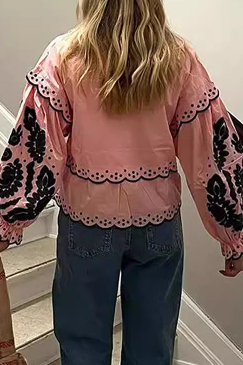 Classic Vintage Blouse with a Flattering Fit