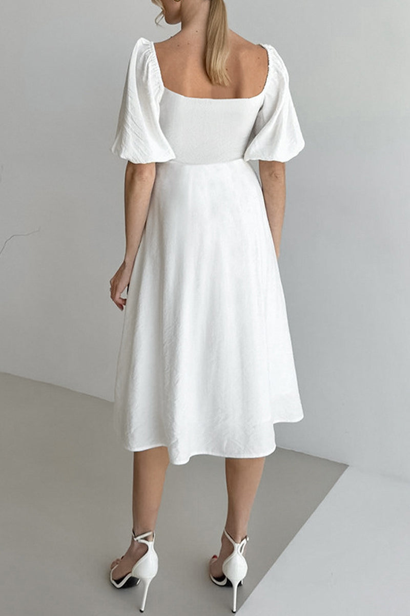 A Vintage Style Dress with Delicate Timeless Details