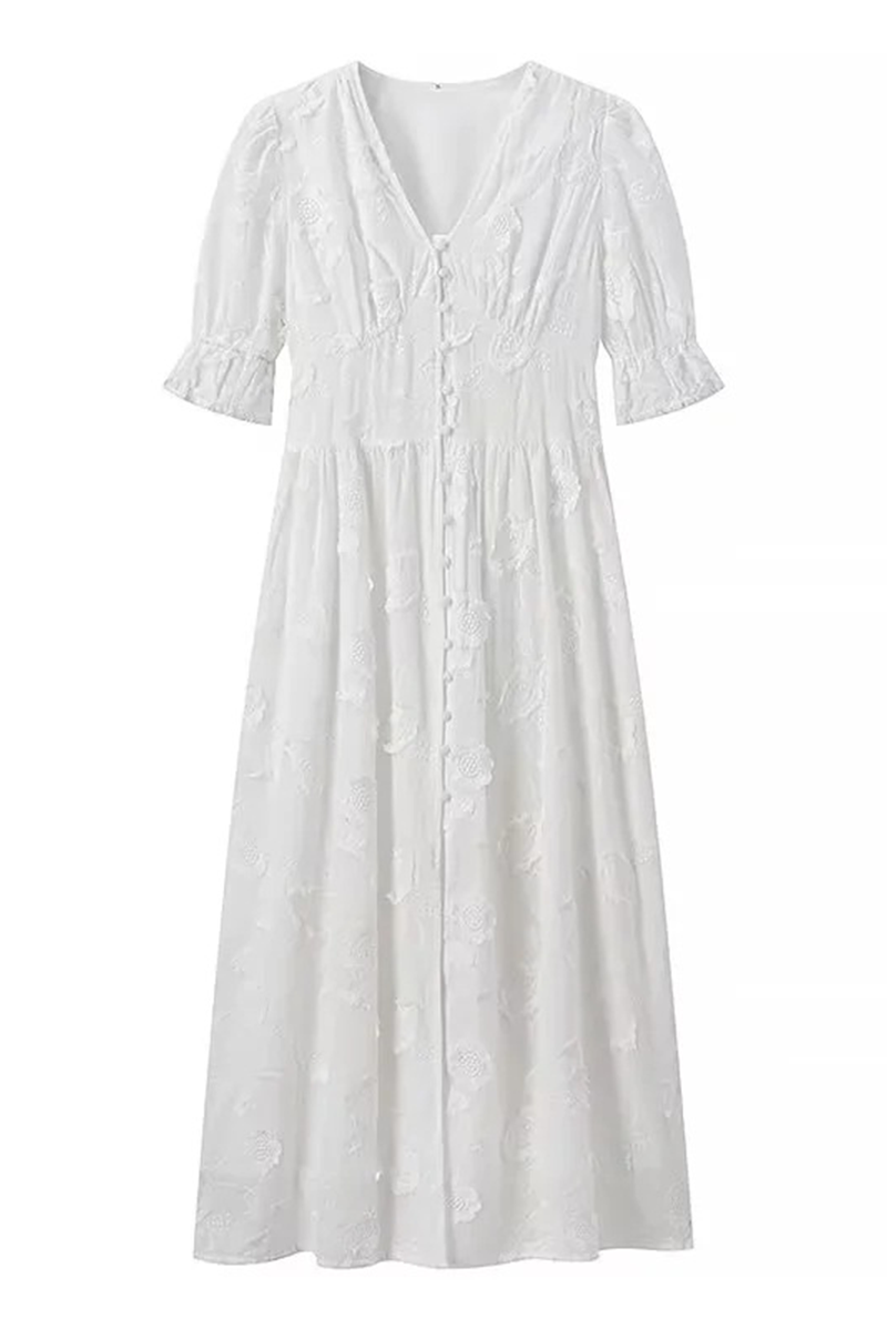A Vintage Style Dress with Delicate Timeless Details