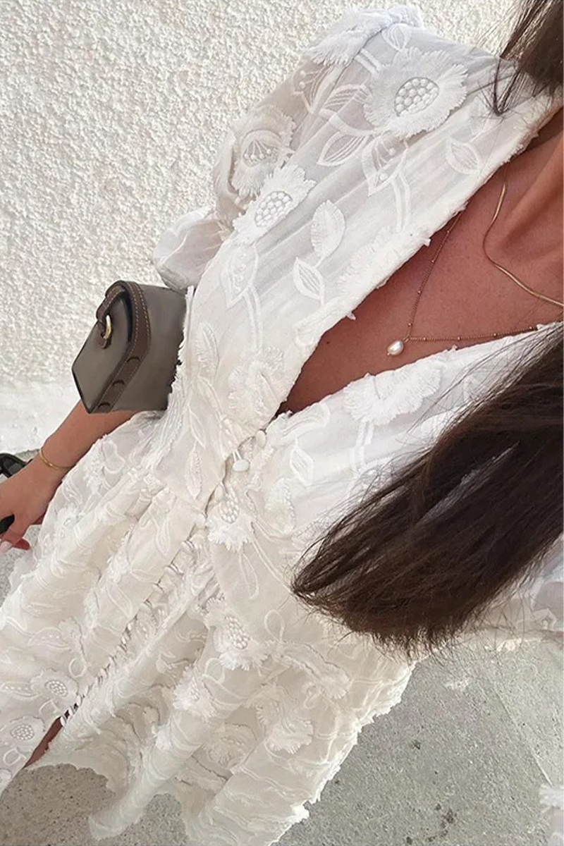 A Vintage Style Dress with Delicate Timeless Details
