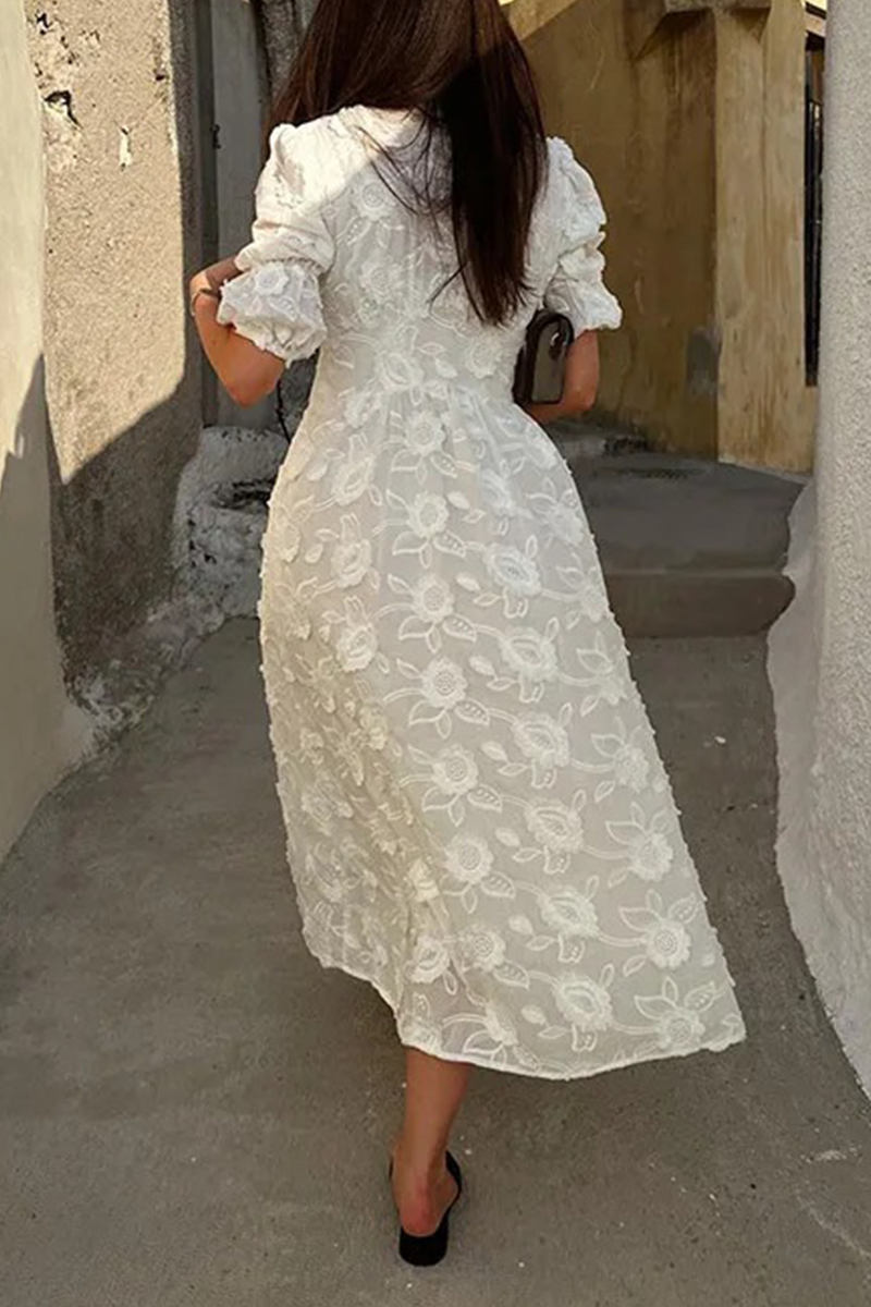 A Vintage Style Dress with Delicate Timeless Details