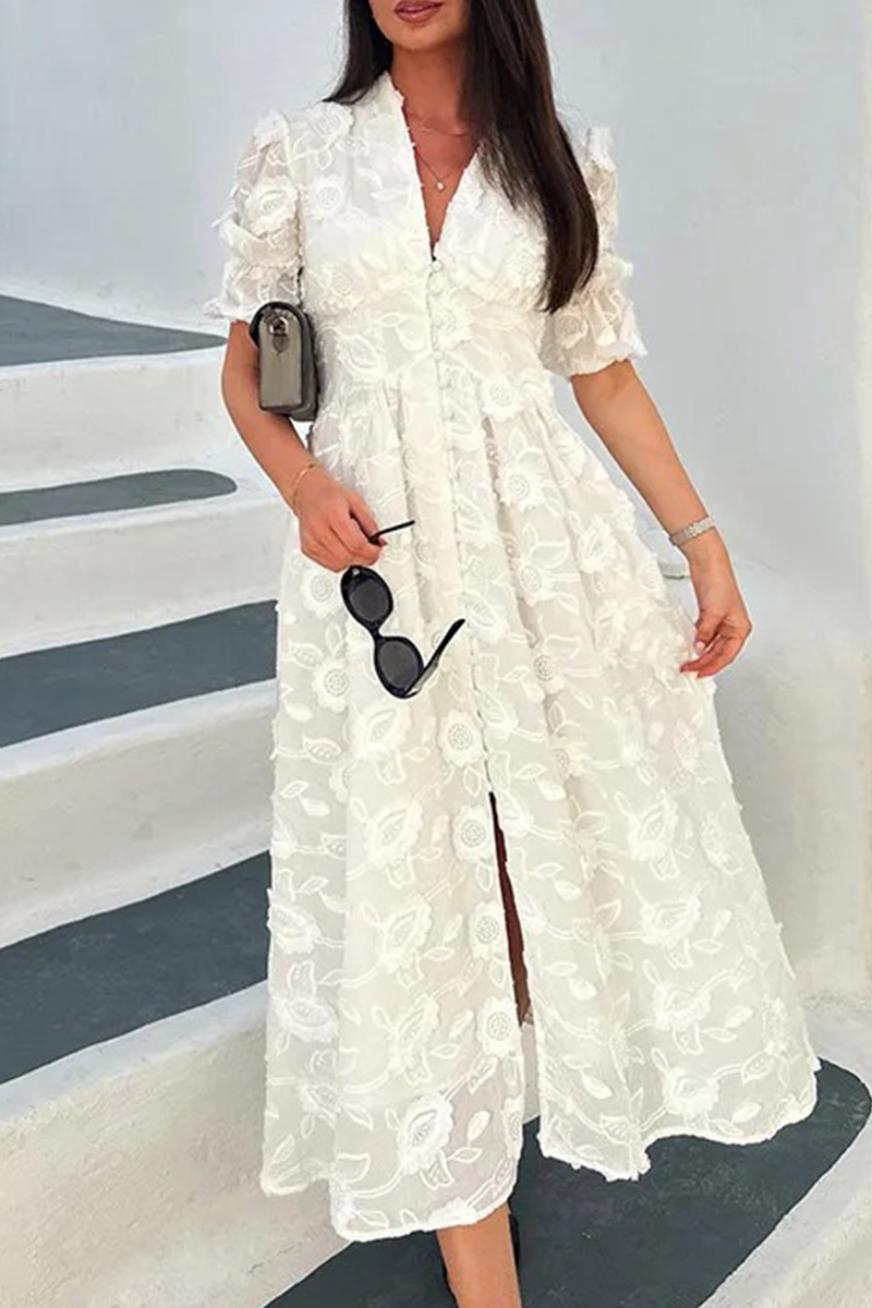 A Vintage Style Dress with Delicate Timeless Details