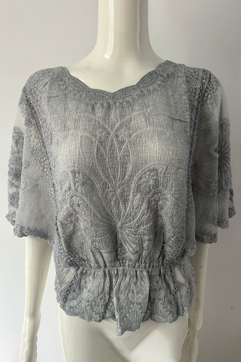 Vintage Inspired Blouse with a Contemporary Edge