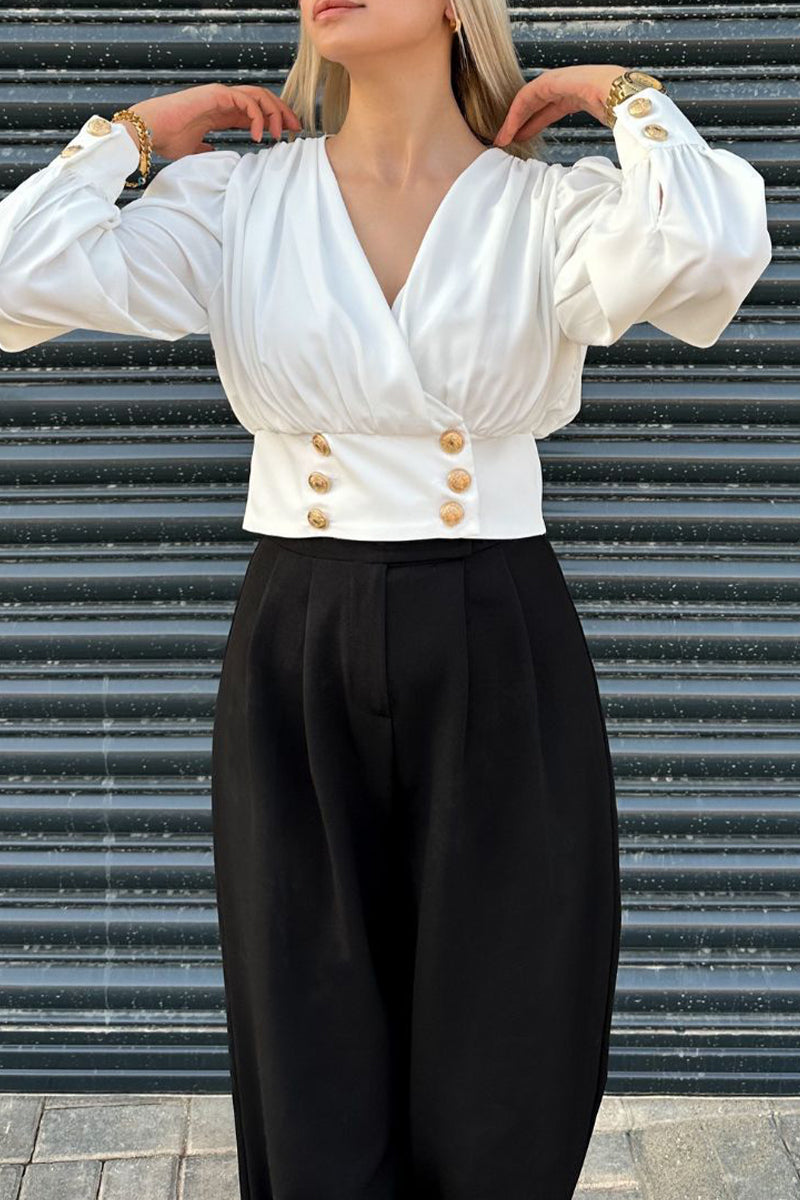 Vintage Inspired Blouse with a Contemporary Edge