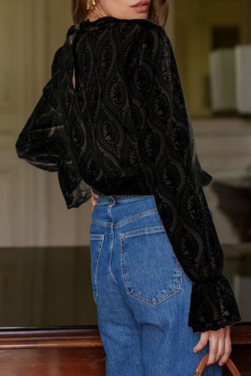 A Vintage Style Blouse with Delicate Timeless Details