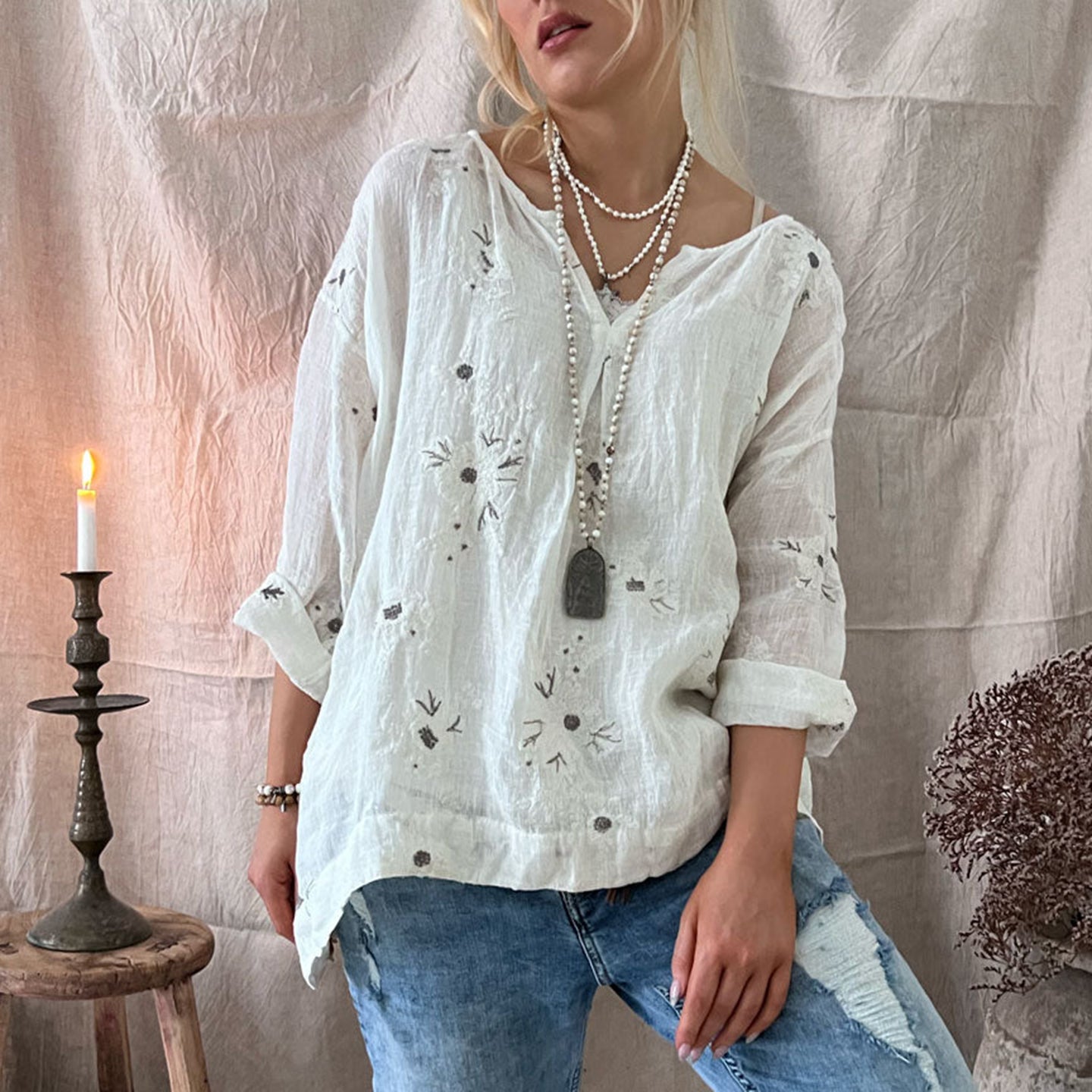 Timeless Vintage Style Blouse