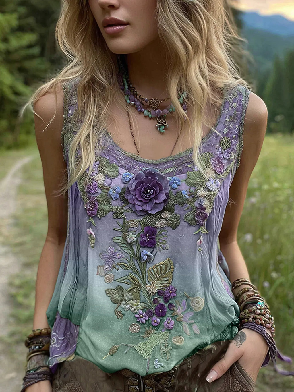Green purple